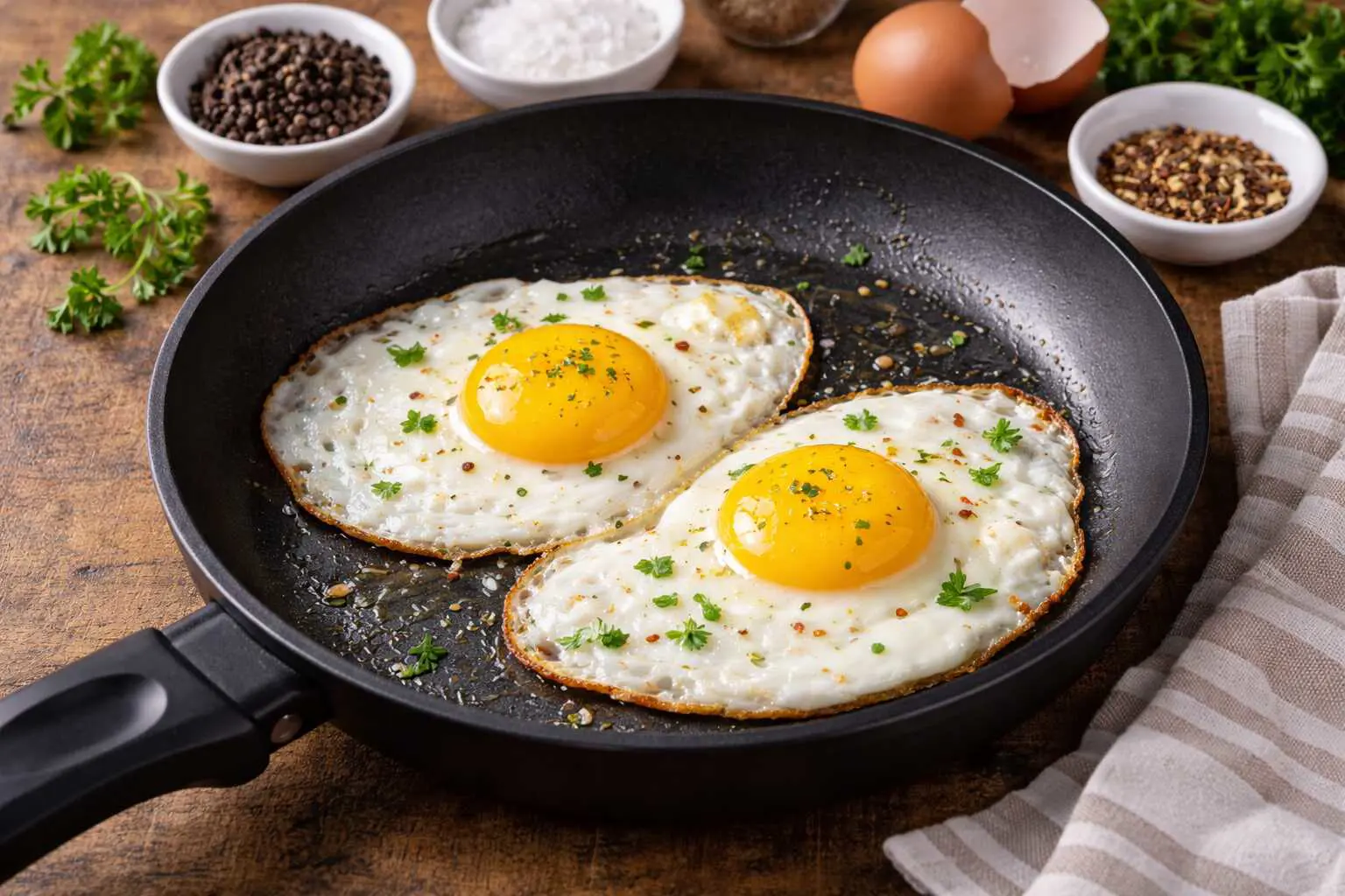 How to Make Sunny Side Up Eggs