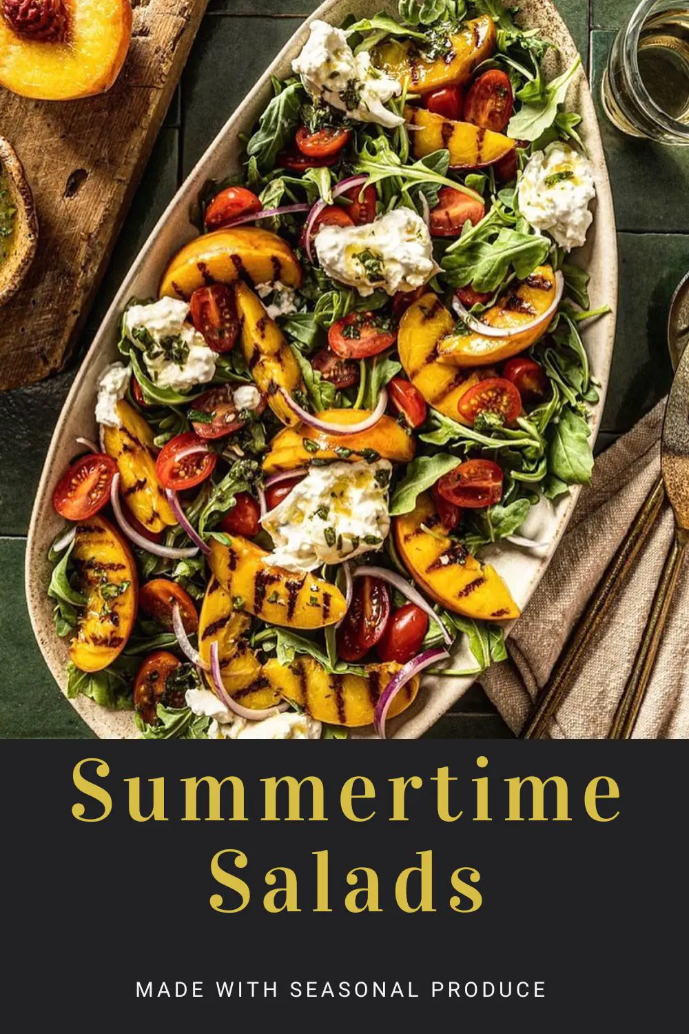 Summertime Salads Made with Seasonal Produce and Fresh Ingredients